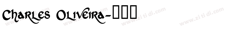 Charles Oliveira字体转换